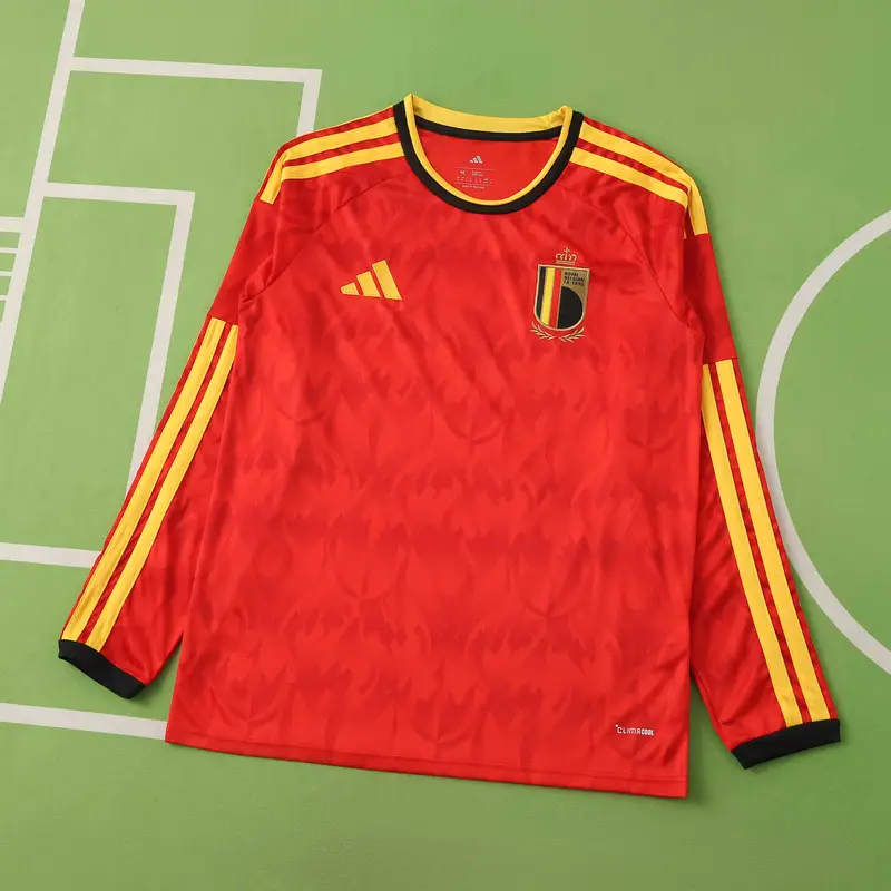 2026 Fifa World Cup Belgium Home Long Sleeved Fan Version jersey product gallery