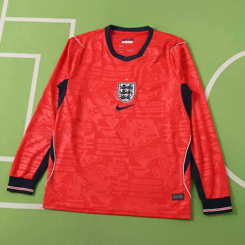 2026 Fifa World Cup England Away Long Sleeved Fan Version jersey product gallery