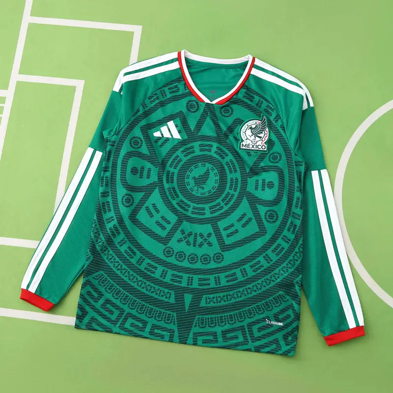 2026 Fifa World Cup Mexico Home Long Sleeved Fan Version jersey product gallery