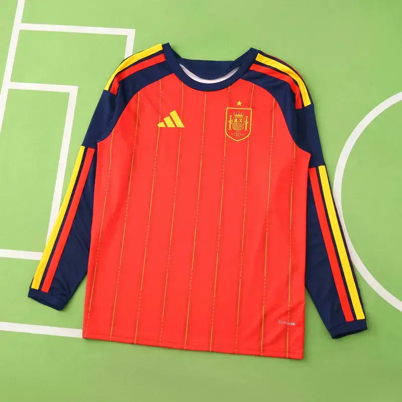 2026 Fifa World Cup Spain Home Long Sleeved Fan Version jersey product gallery