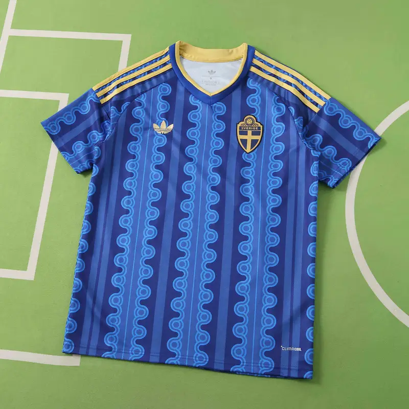 2026 Fifa World Cup Sweden Away Fan Version Jersey Photos gallery
