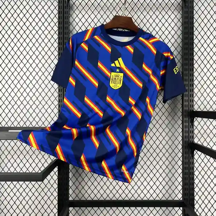 Mens Spain 2026 World Cup Pre Match Jersey Jersey Photos gallery