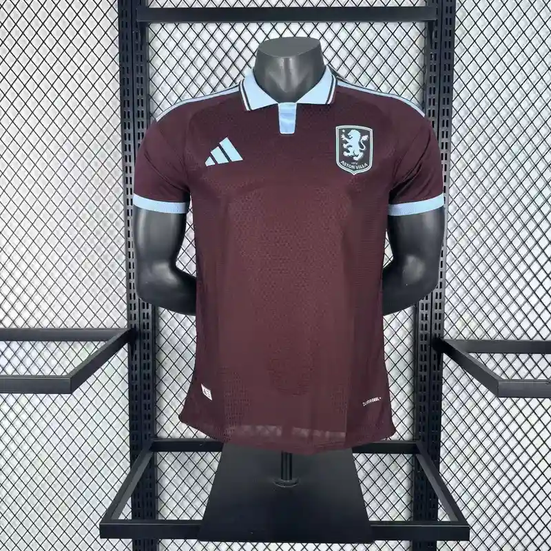 2627 Aston Villa Home Stadium Jersey Photos gallery