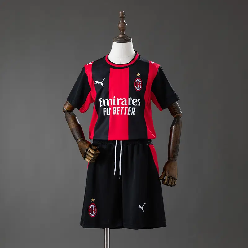 Ac Milan 26 27 Home Kids Kit Jersey Size 16 28 jersey product gallery