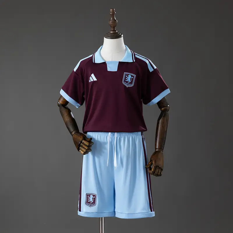 Aston Villa 26 27 Home Kids Kit Jersey Size 16 28 jersey product gallery