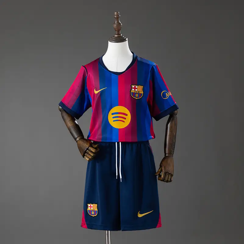 Barcelona 26 27 Home Kids Kit Jersey Size 16 28 jersey product gallery
