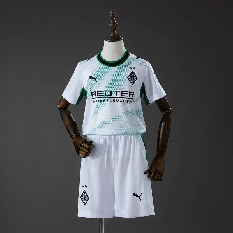 Borussia Monchengladbach 26 27 Home Kids Kit Jersey Size 16 28 jersey product gallery