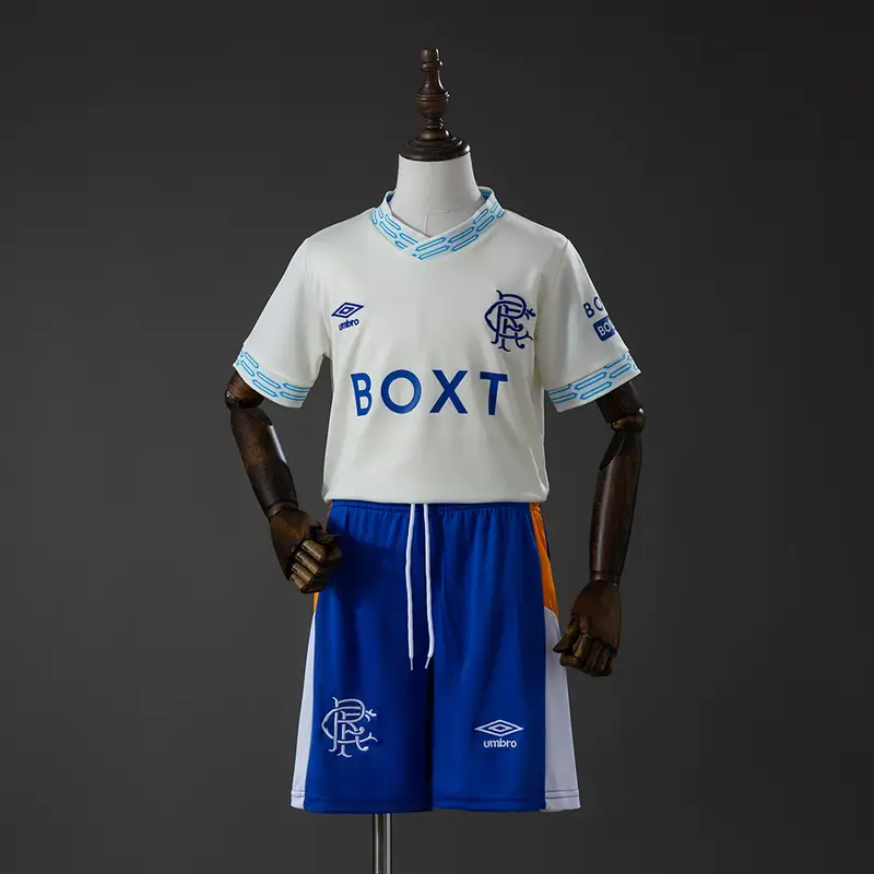 Rangers 26 27 Away Kids Kit Jersey Size 16 28 jersey product gallery
