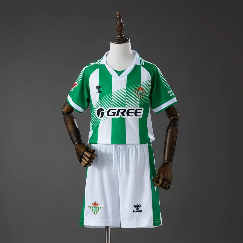 Real Betis 26 27 Home Kids Kit Jersey Size 16 28 jersey product gallery