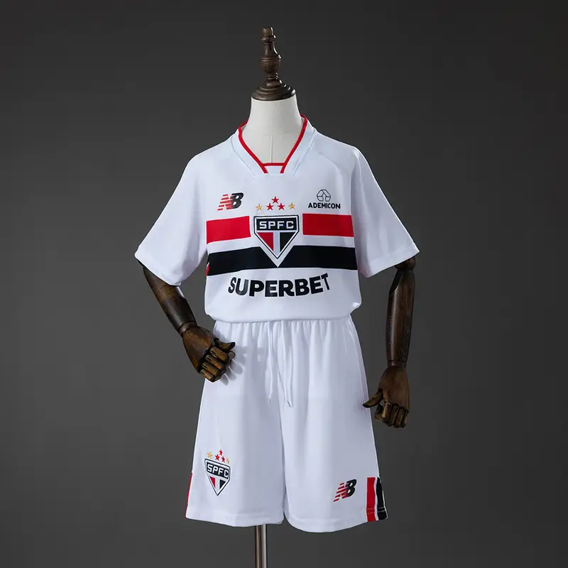 Sao Paulo 26 27 Home Kids Kit Jersey Size 16 28 jersey product gallery