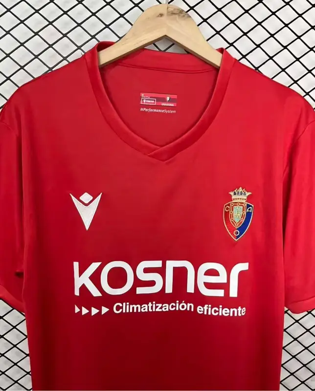 2026 Osasuna Retro Red S 4xl jersey product gallery