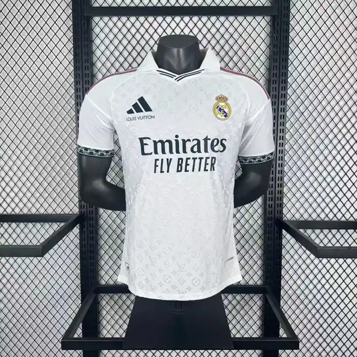 2627 Real Madrid Lv Joint White Jersey Photos gallery